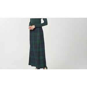 Pendleton 100% VIRGIN  Wool Plaid Skirt FIT AND FLARE  SZ 16 NWT